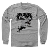 Mens Long Sleeve Heather Gray
